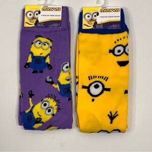 Minions Crew Socks